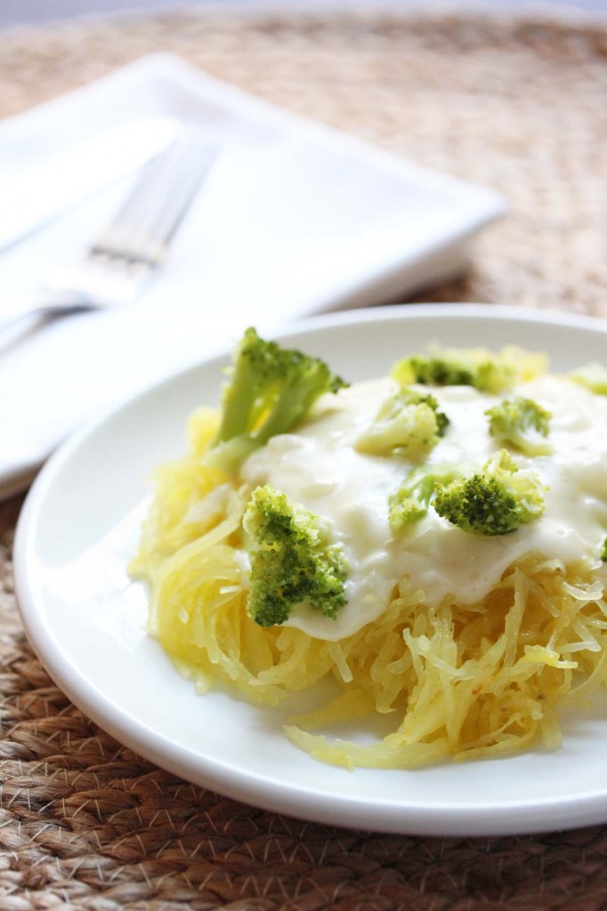 Spaghetti Squash Alfredo