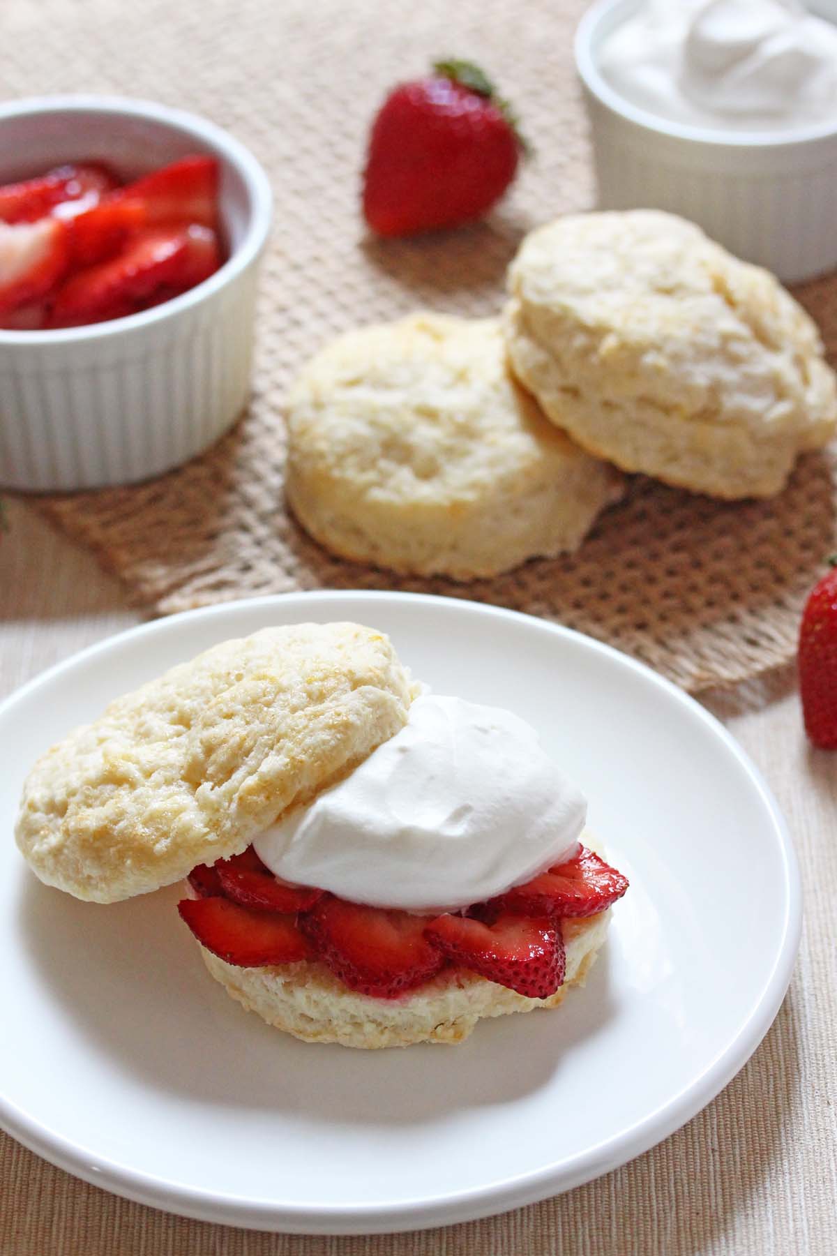 Strawberry Shortcakes from Ashley Marie's Kitchen