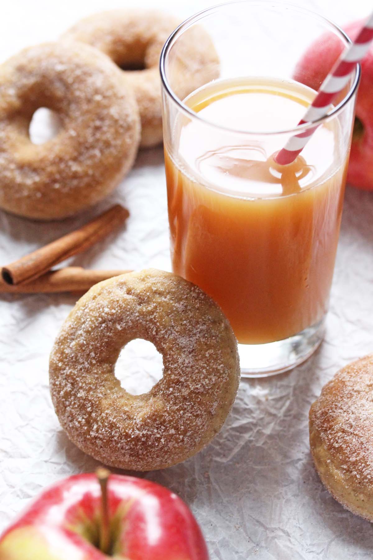 Baked Apple Cider Doughnuts
