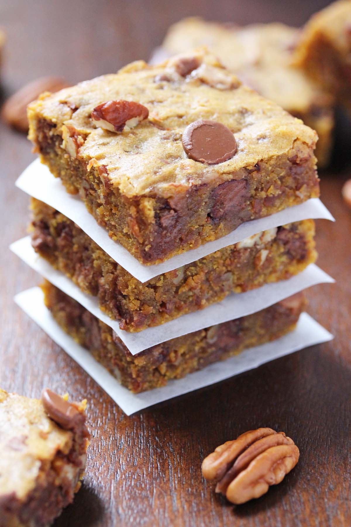 Pumpkin Blondies