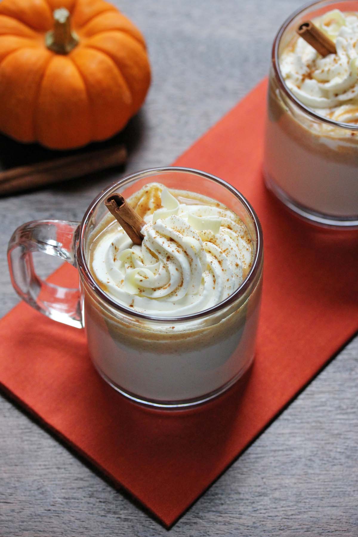 Pumpkin Spice Hot White Chocolate