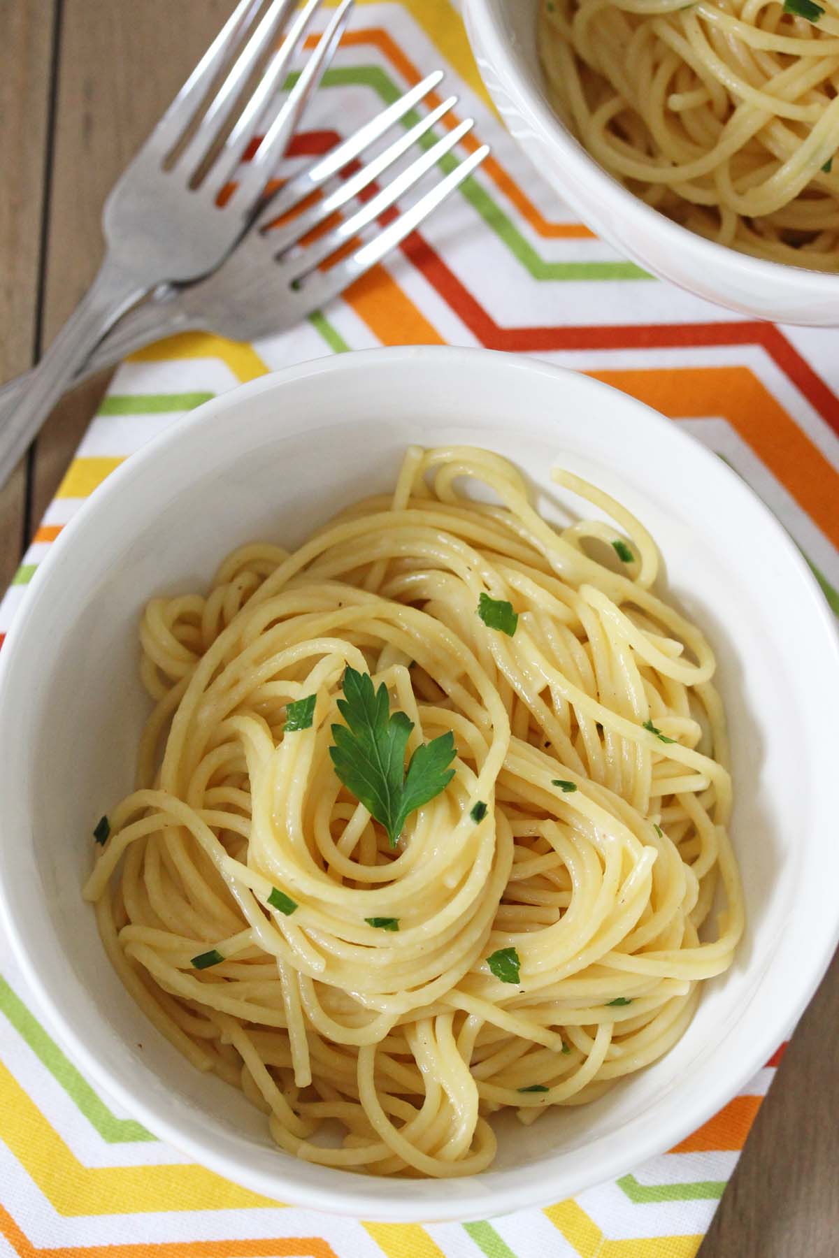 Parsley Chive Buttered Noodles