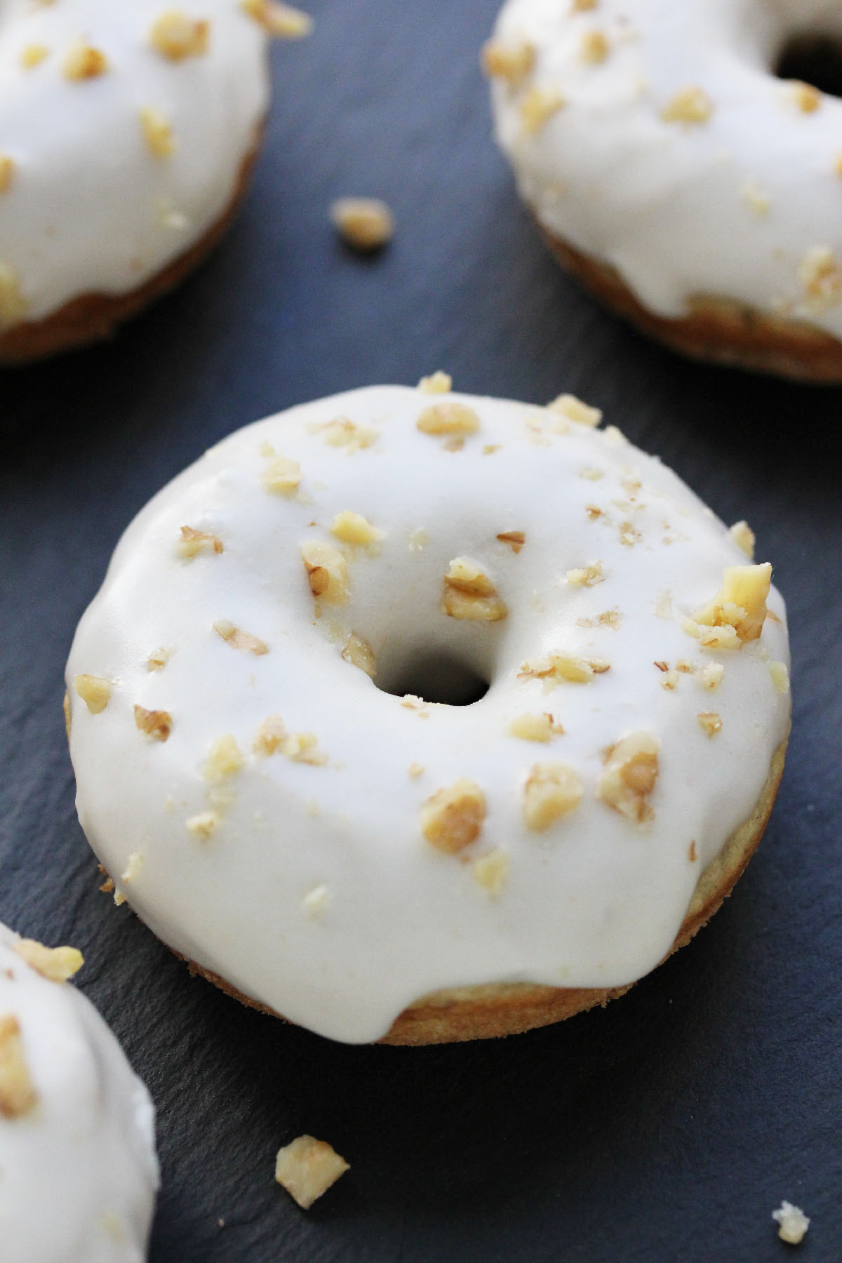 Baked Banana Bread Doughnuts