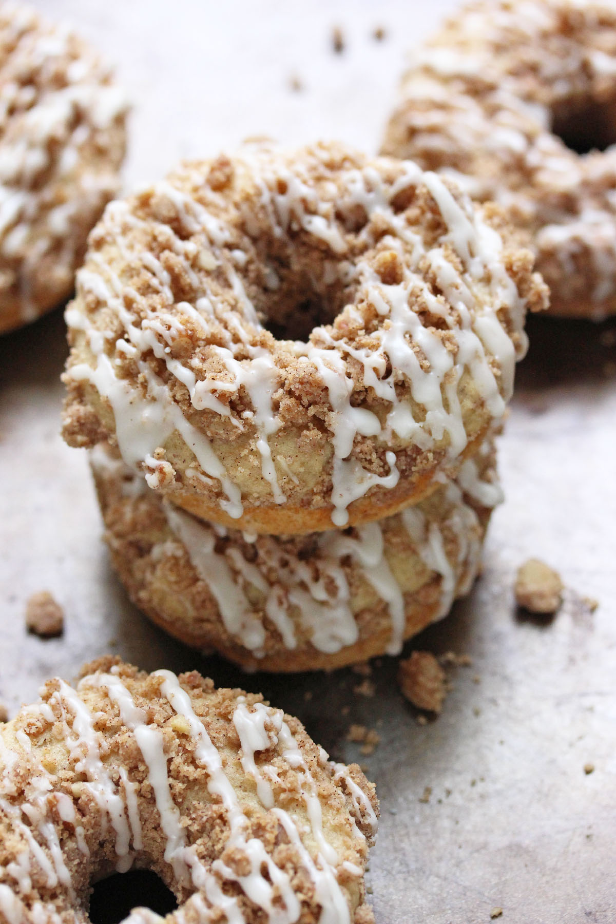 Baked Coffee Cake Doughnuts